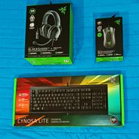 Tastiera, Mouse e Cuffie Razer