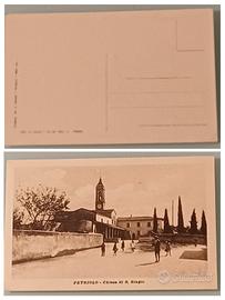 Antica cartolina Petriolo Chiesa di S. Biagio, Fir