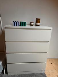 Cassettiera Malm 4 cassetti