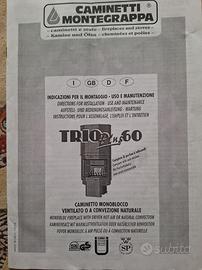 Caminetto monoblocco a legna