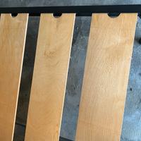 Doghe in legno matrimoniali materasso in lattice