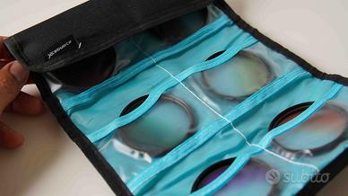 Portafiltri con filtri grad colorati