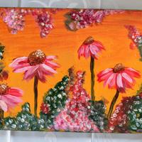 Quadro dipinto A Mano Fiori Con Resina.

30x30


