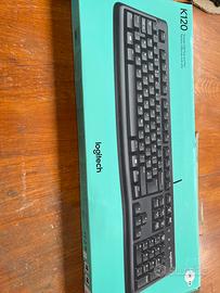 Tastiera K120 Logitech plug&play senza filo