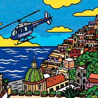 Stampe Carabinieri su tela in stile pop-art 