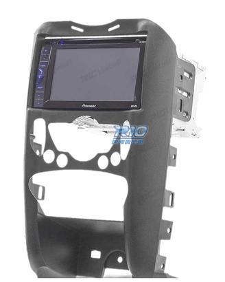 CORNICE NERA PER AUTORADIO 1-DIN E 2-DIN PER MINI 
