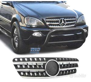 GRIGLIA MERCEDES CLASSE ML W163 98-05 NERO-CROMATO