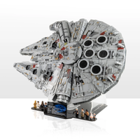 Lego 75192 millennium falcon + display stand