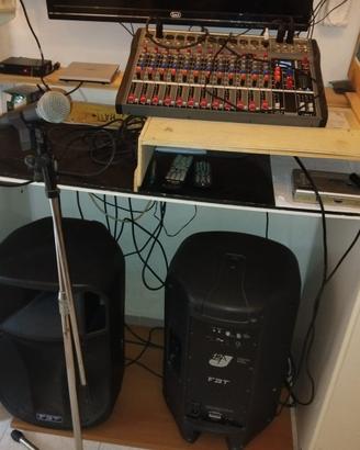 Impianto audio professionale completo