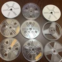 Set di 9 bobine vuote super 8 200 piedi 60 metri