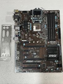 Scheda madre msi z170a pc mate 1151 fino 9900k