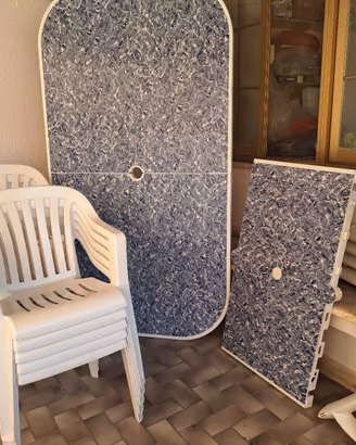 tavolo + sedie da giardino