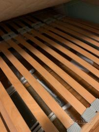 Rete a doghe in legno e materasso a micromolle
