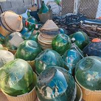 Damigiane in vetro usate grandi