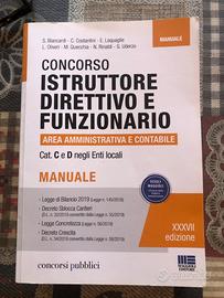Libro concorso istruttore direttivo e funzionario
