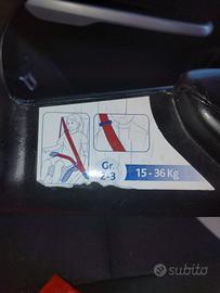 Rialzo auto bambini 15-36 kg