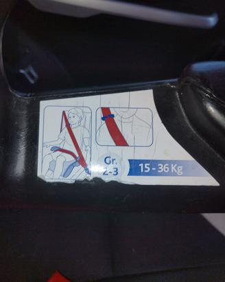 Rialzo auto bambini 15-36 kg