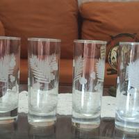 Set di 6 tumbler/bicchieri  in cristallo 