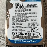 HARD disk per PC portatile Notebook Laptop HHD 250