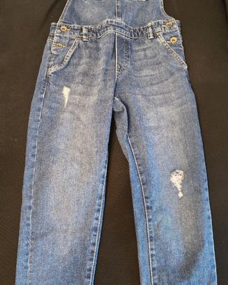 Salopette in jeans per bambina OVS taglia 11 anni