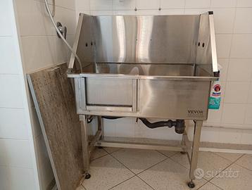 Vasca da bagno per toelettatura animali domestici