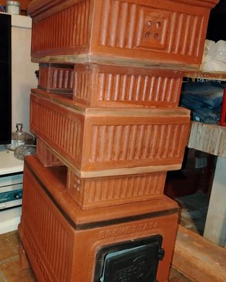 STUFA IN TERRACOTTA.. BECCHI