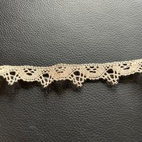 Pizzo bordo écru antici vintage 4 mt