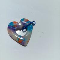 ciondolo in pasta polimerica e alluminio