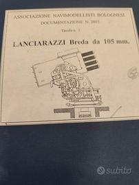 piano di costruzione lanciarazzi  105mm