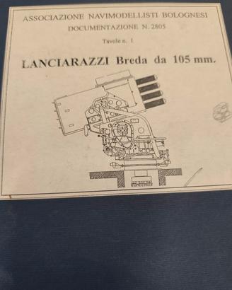 piano di costruzione lanciarazzi  105mm