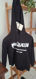 felpa con cappuccio Alexander Mcqueen originale 