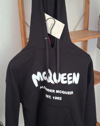 felpa con cappuccio Alexander Mcqueen originale 