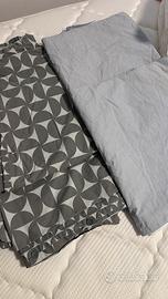 Coppia di piumini singoli ikea