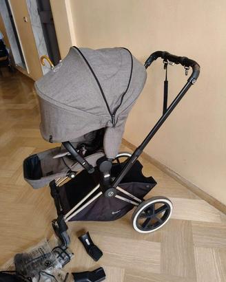 Passeggino Trio Cybex Platinum grigio silver
