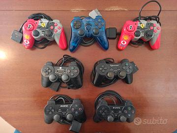 7 Controller Joystick PS2 NON Funzionanti