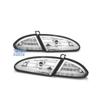 FANALI SEAT LEON 1P 04-09 LED FONDO CROMATO