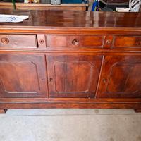 credenza tre porte in noce