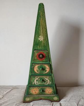 Portagioie Piramidale Decorato