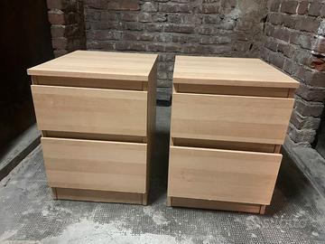 Coppia Comodini IKEA – Effetto Betulla