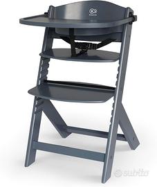 **Kinderkraft ENOCK Seggiolone Legno Grigio**