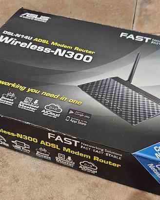 ASUS DSL-N14U ADSL Modem Router Wireless 300 Mbps