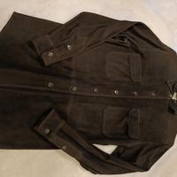 Camicia in pelle marrone Loro Piana 