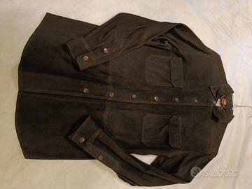 Camicia in pelle marrone Loro Piana 