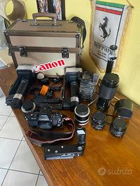 Canon F1 New anni 80 Super Accessoriata