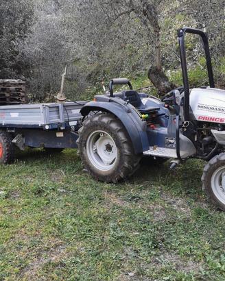 Hurlimann prince 45-327 ore+ rimorchio e attrezzi