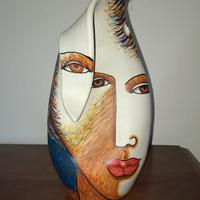 Maioliche d’Autore: Vaso Originale Giuseppe Prinzi