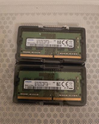 2x4GB Samsung ddr4 2666mhz sodimm