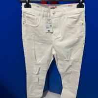 Jeans donna bianco taglia M