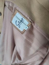 Giacca uomo pelle scamosciata