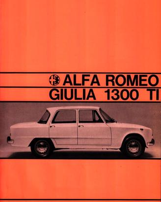 LIBRETTO USO E MANUTENZIONE ALFA GIULIA 1300 TI 19